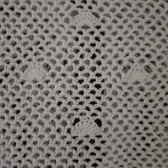 Crochet Sweater Cardigan Medium - Picture 6 of 6